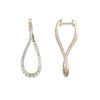 DIAMANTØRERINGER WAVE LARGE 0,97CT