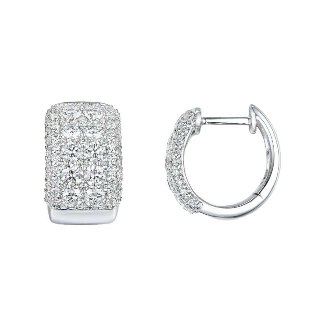 DIAMANTØRERINGER BRED 1,76CT