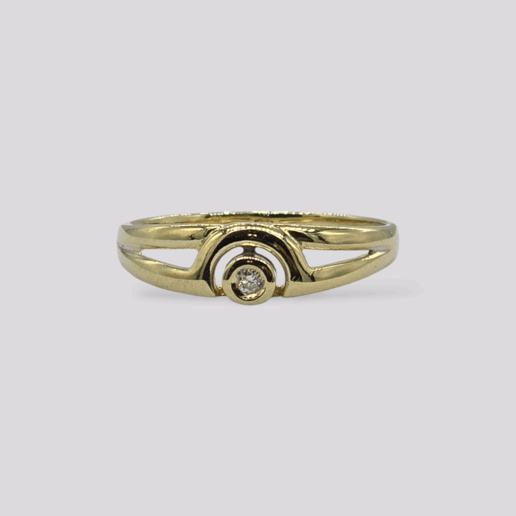 HELLMAN VINTAGE RING MED DIAMANT