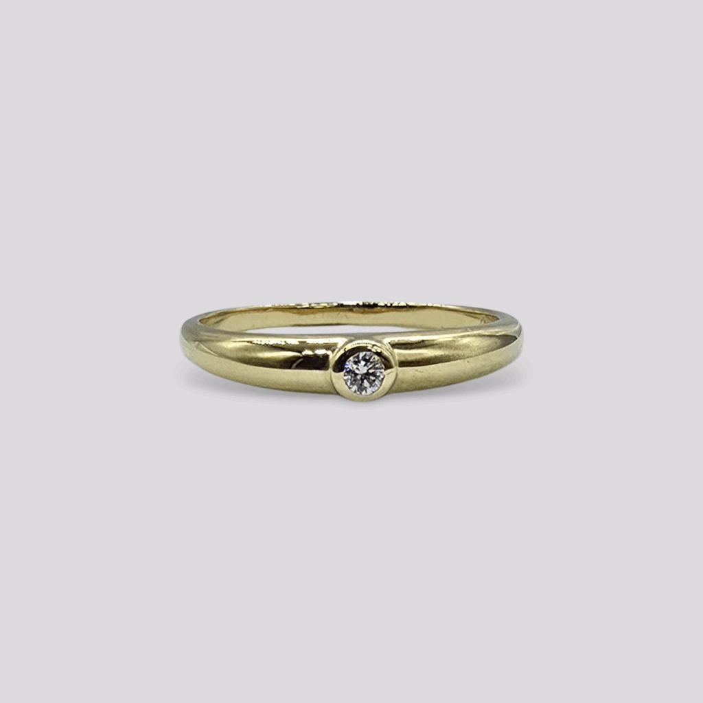 HELLMAN VINTAGE RING MED DIAMANT