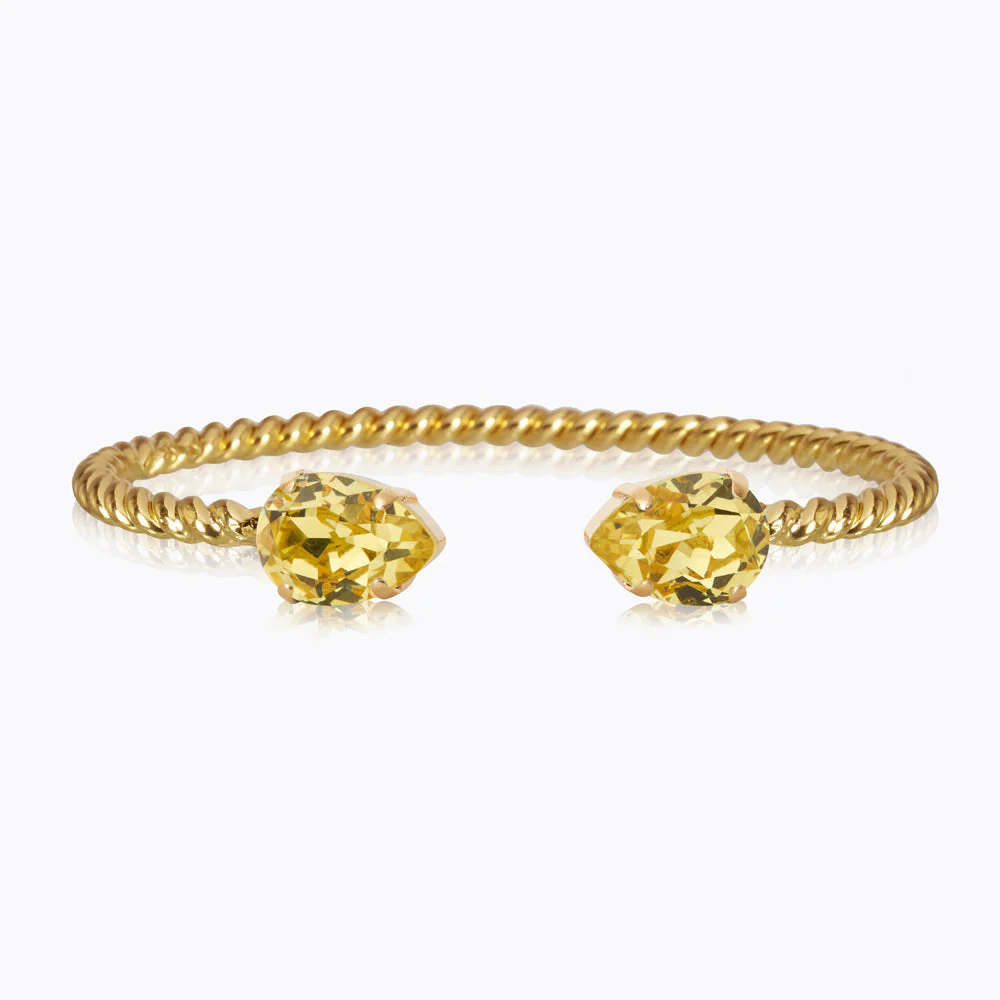 CAROLINE SVEDBOM ARMBÅND MINI DROP GOLD DARK JONQUIL