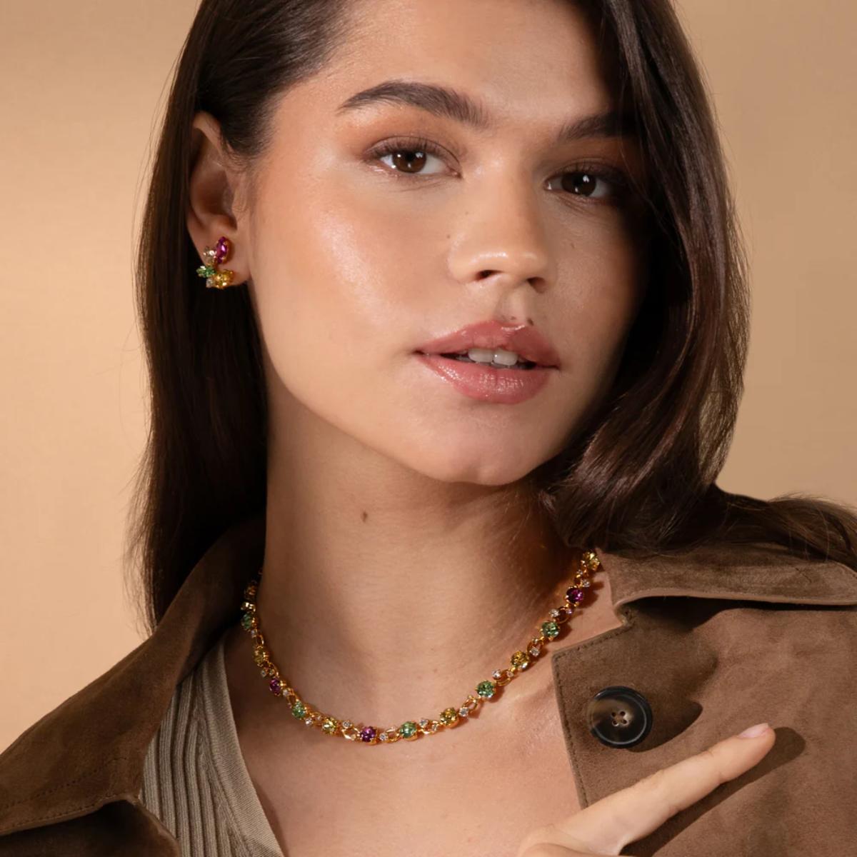 CAROLINE SVEDBOM KJEDE FAY GOLD AUTUMN BLOOM COMBO