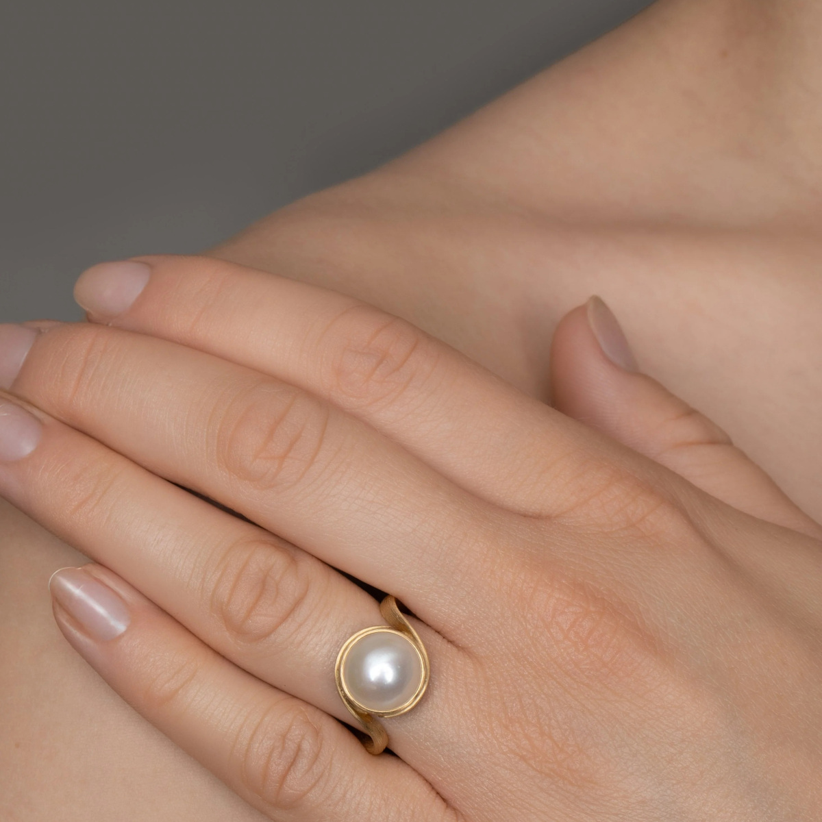 DULONG RING VEGA CURL PERLE