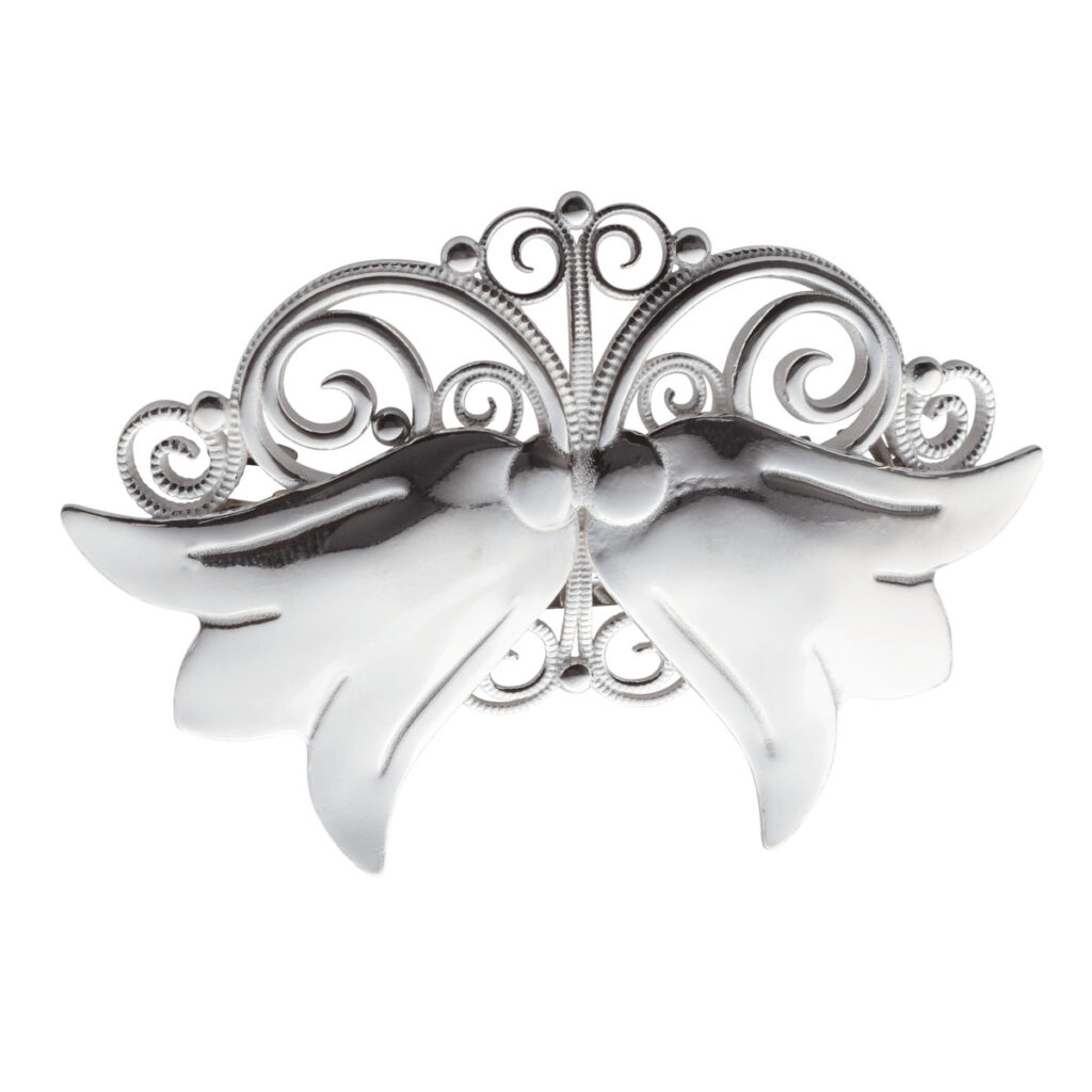 HÅRSPENNE BLÅKLOKKE SØLV