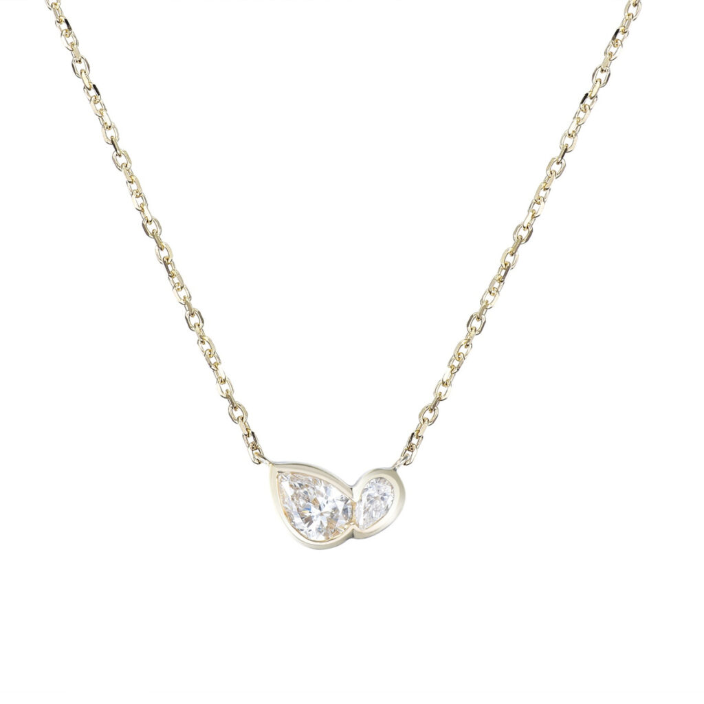 DIAMANTANHENG MED KJEDE HELLMAN 0,49CT