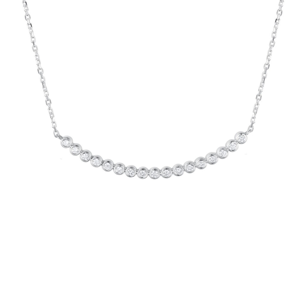 DIAMANTANHENG MED KJEDE HELLMAN 0,17CT
