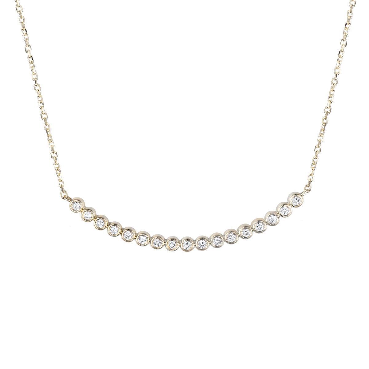 DIAMANTANHENG MED KJEDE HELLMAN 0,17CT