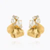 CAROLINE SVEDBOM ØREDOBBER LUMI EARRINGS PEARL & CRYSTAL