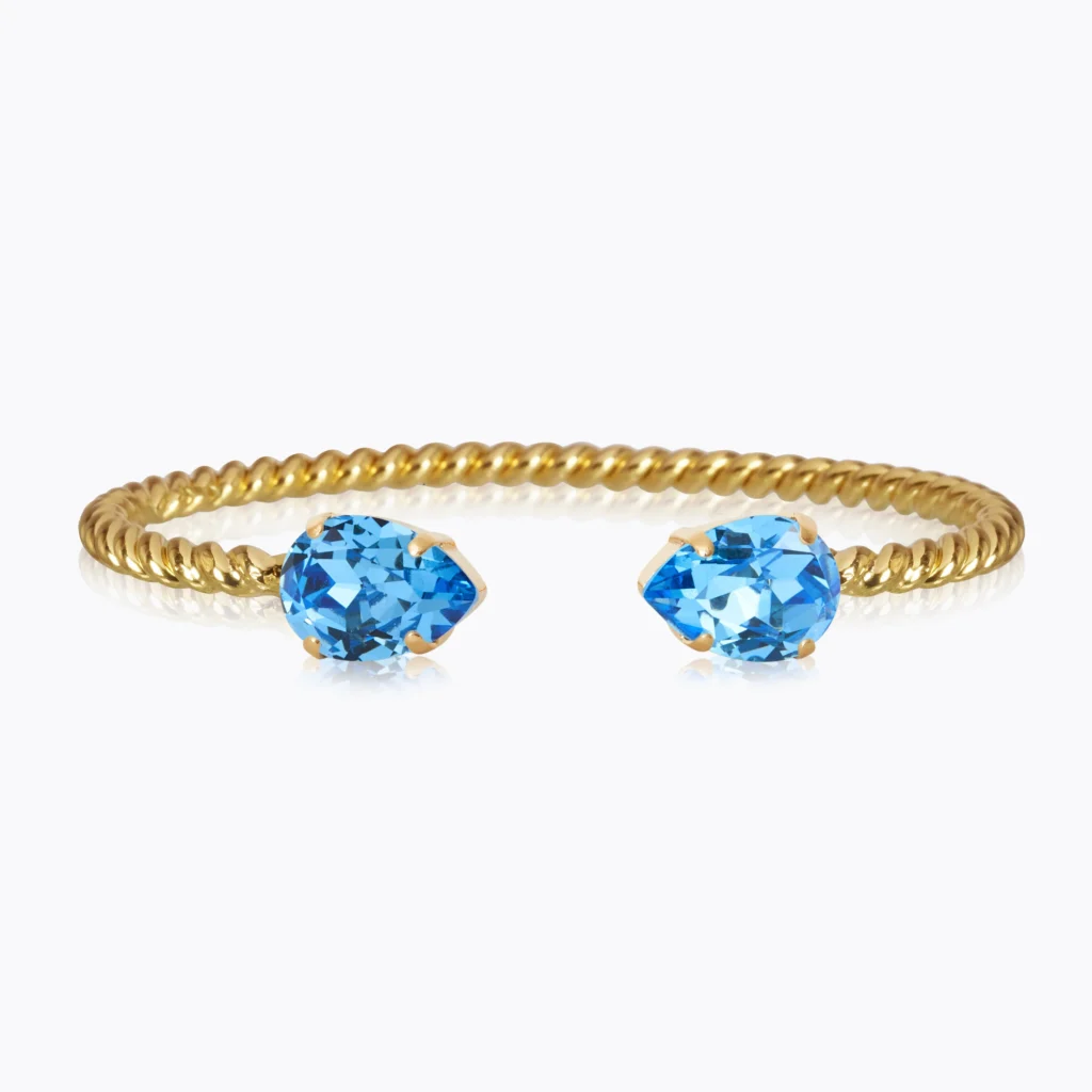 CAROLINE SVEDBOM ARMBÅND MINI DROP RECREATED ICEBLUE
