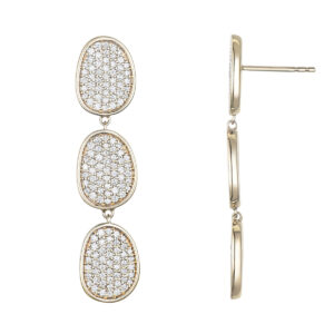 DIAMANTØREDOBBER GOLDEN FLOW 1,31CT