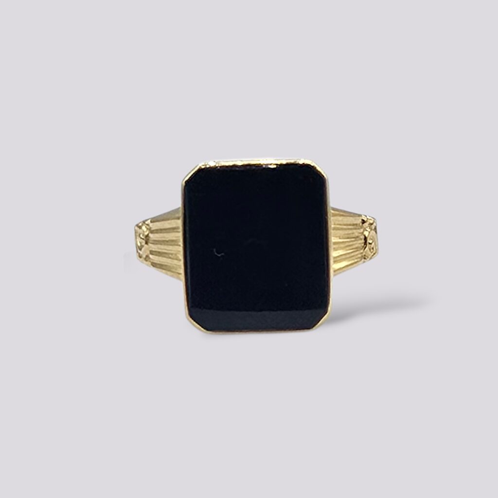 HELLMAN VINTAGE RING MED ONYX
