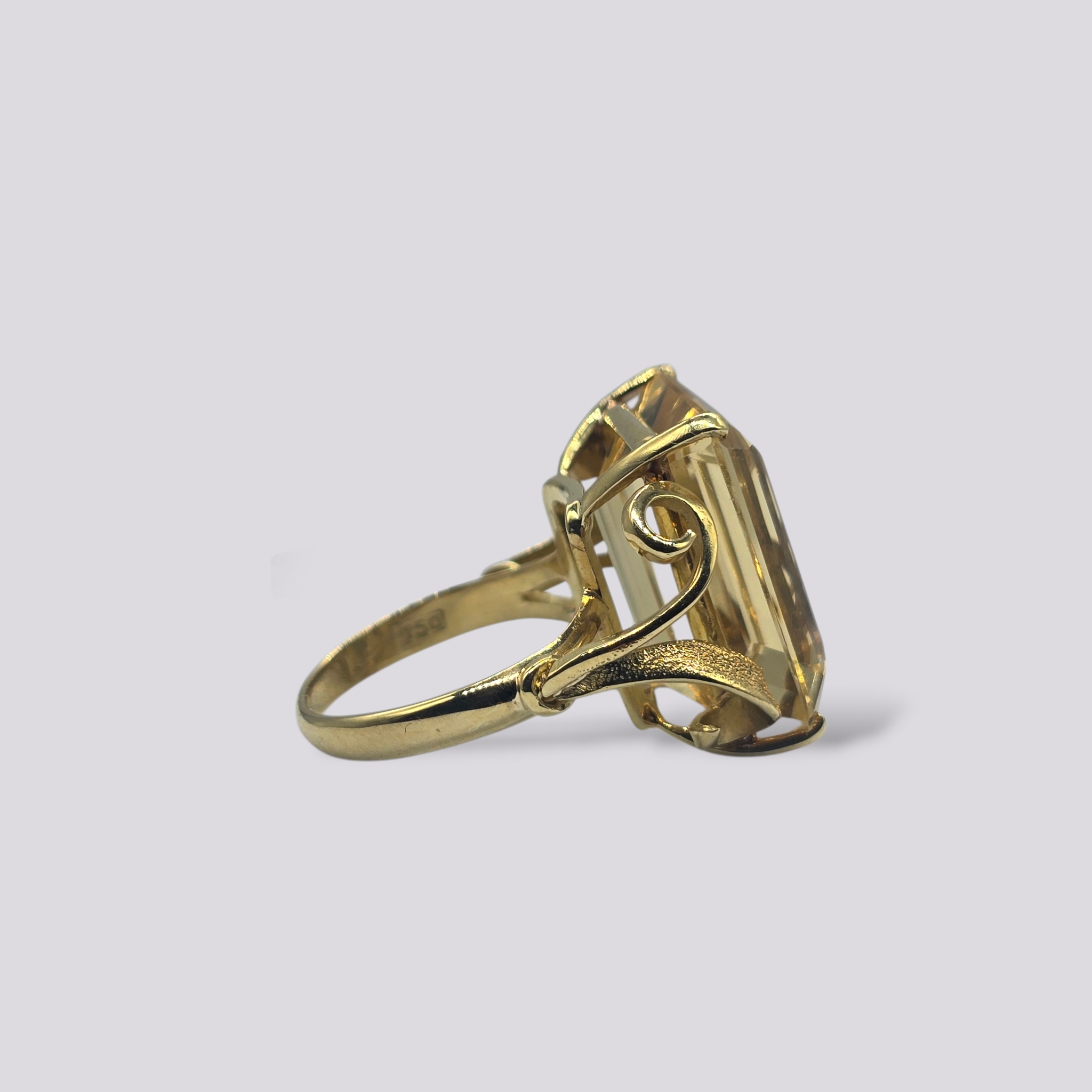 HELLMAN VINTAGE RING MED CITRIN
