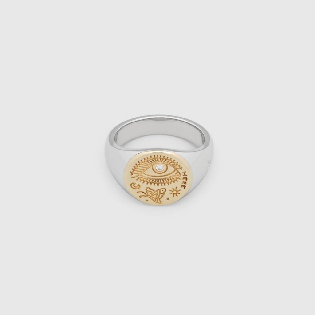 TOM WOOD RING BUTTERFLY GOLD
