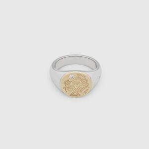 TOM WOOD RING LIZZY ORANGE AMBER | Gullsmedhellman.no