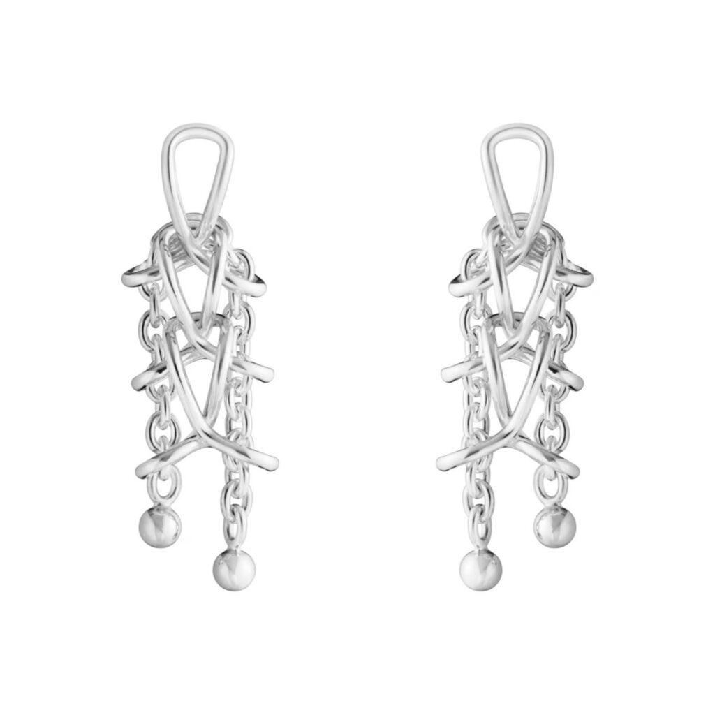 GEORG JENSEN ØREDOBBER WEFT DOBLE