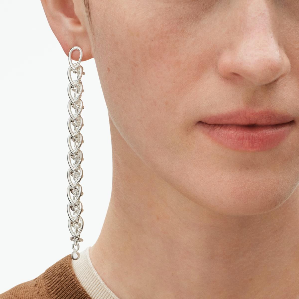 GEORG JENSEN ØREDOBBER WEFT 110MM