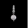 MARIA NILSDOTTER ØREDOBB PIERCED PEARL SILVER