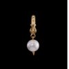 MARIA NILSDOTTER ØREDOBB PIERCED PEARL GOLDPLATED - Bilde 4