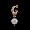 MARIA NILSDOTTER ØREDOBB PIERCED PEARL GOLDPLATED