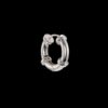 MARIA NILSDOTTER BOLTED HOOP SILVER