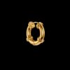 MARIA NILSDOTTER BOLTED HOOP GOLDPALTED