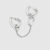 TOM WOOD RIVER EARCUFF CHAINED HOOP