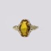 HELLMAN VINTAGE RING MED CITRIN