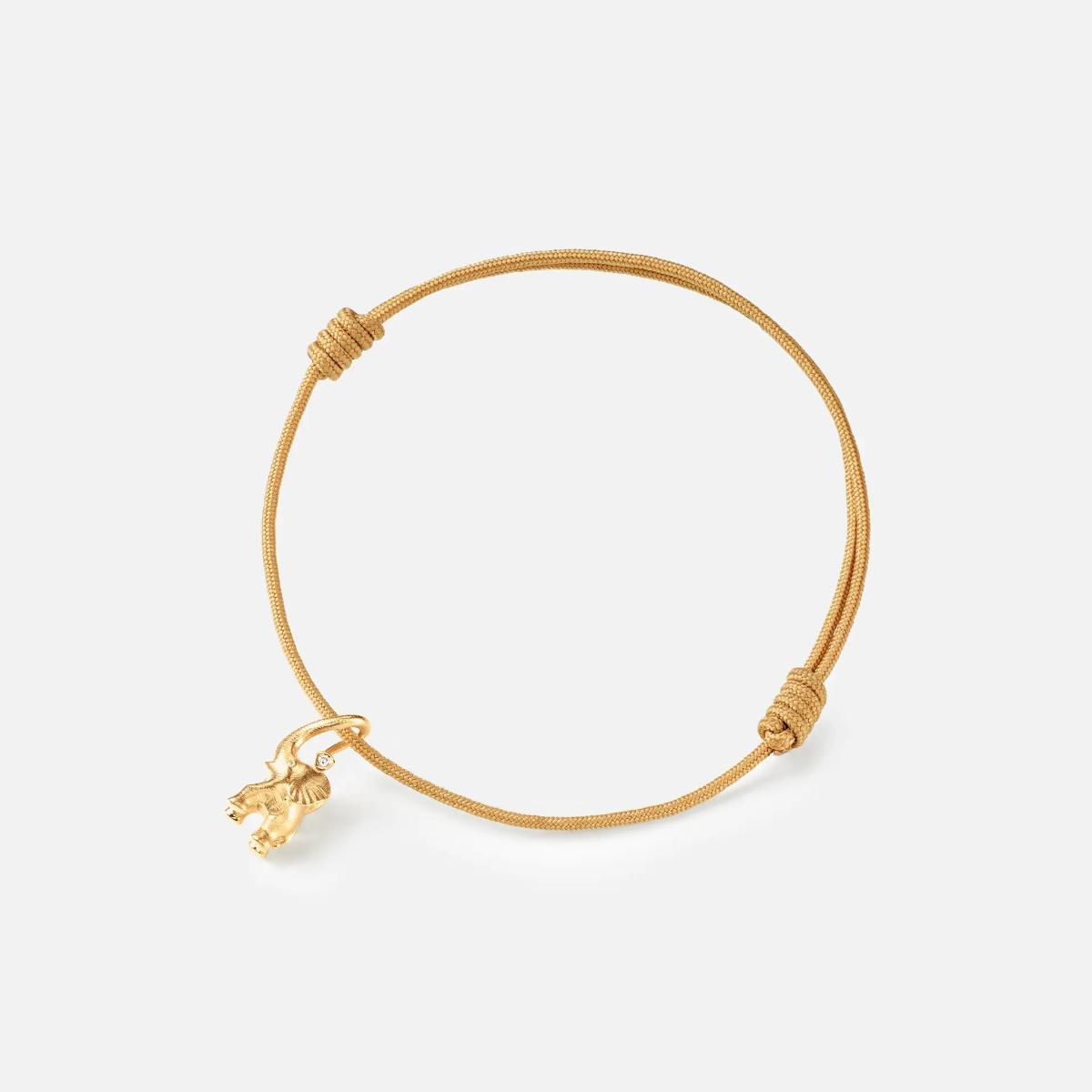 OLE LYNGGAARD ARMBÅND ELEFANT BEIGE