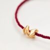 OLE LYNGGAARD ARMBÅND SNAKES RØD