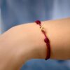 OLE LYNGGAARD ARMBÅND SNAKES RØD