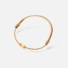 OLE LYNGGAARD ARMBÅND SNAKES BEIGE