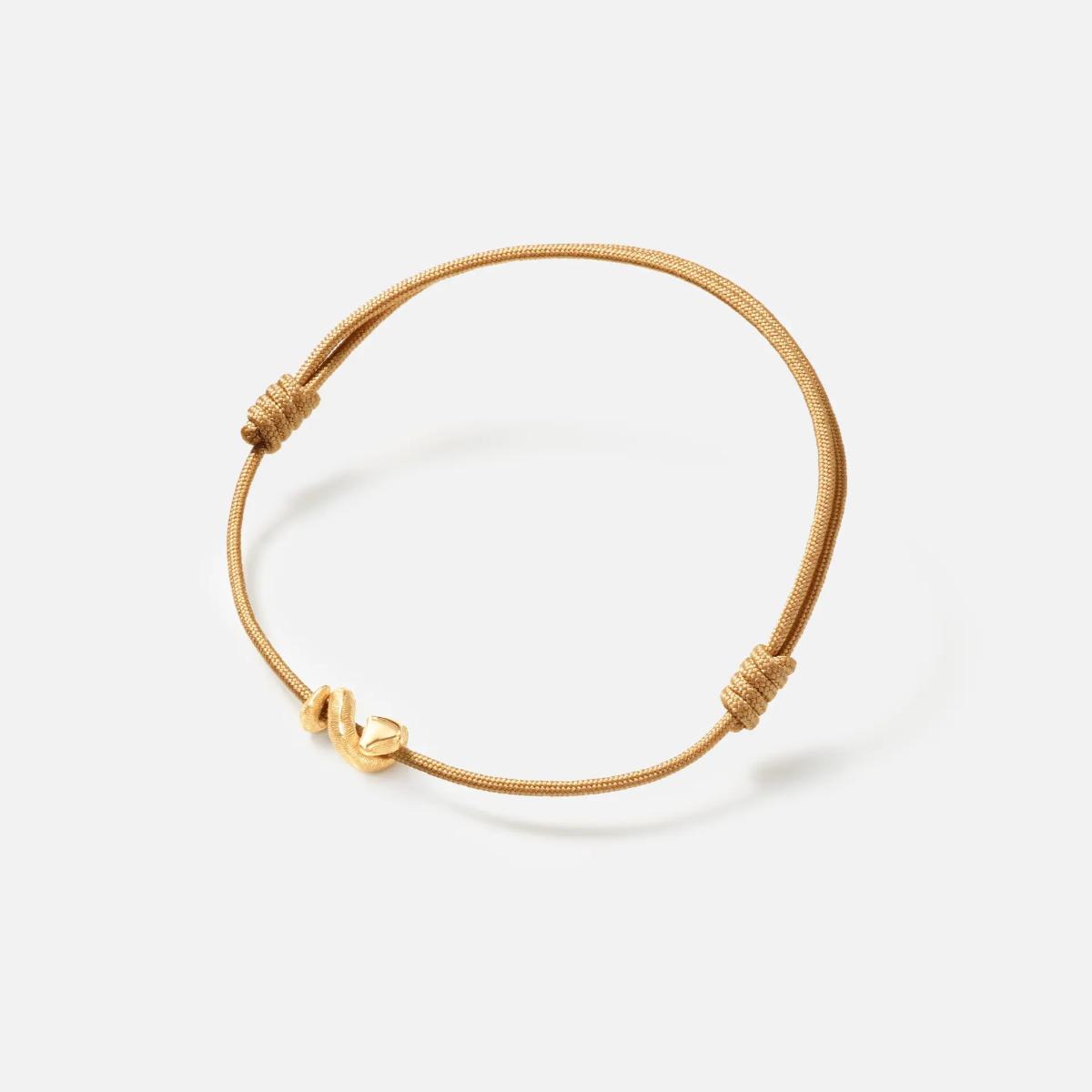 OLE LYNGGAARD ARMBÅND SNAKES BEIGE