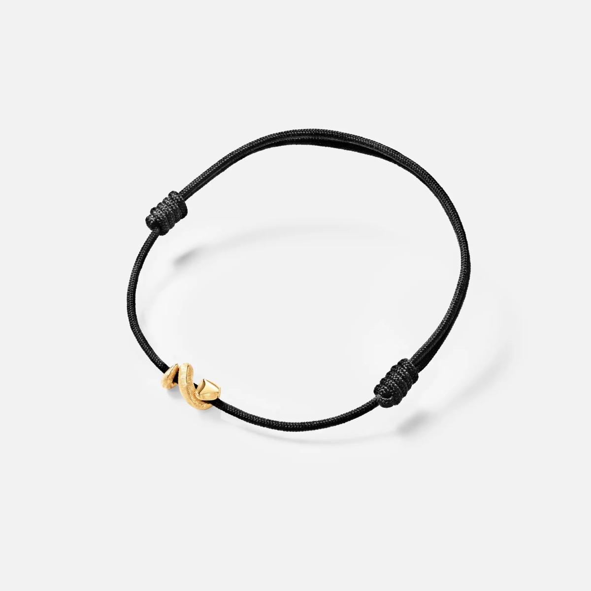 OLE LYNGGAARD ARMBÅND SNAKES SORT
