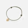 OLE LYNGGAARD ARMBÅND CONNECTED HEART DARK GREEN