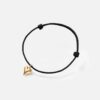 OLE LYNGGAARD ARMBÅND CONNECTED HEART BLACK