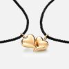 OLE LYNGGAARD ARMBÅND CONNECTED HEART BLACK