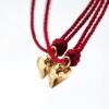 OLE LYNGGAARD ARMBÅND CONNECTED HEART BORDEAUX